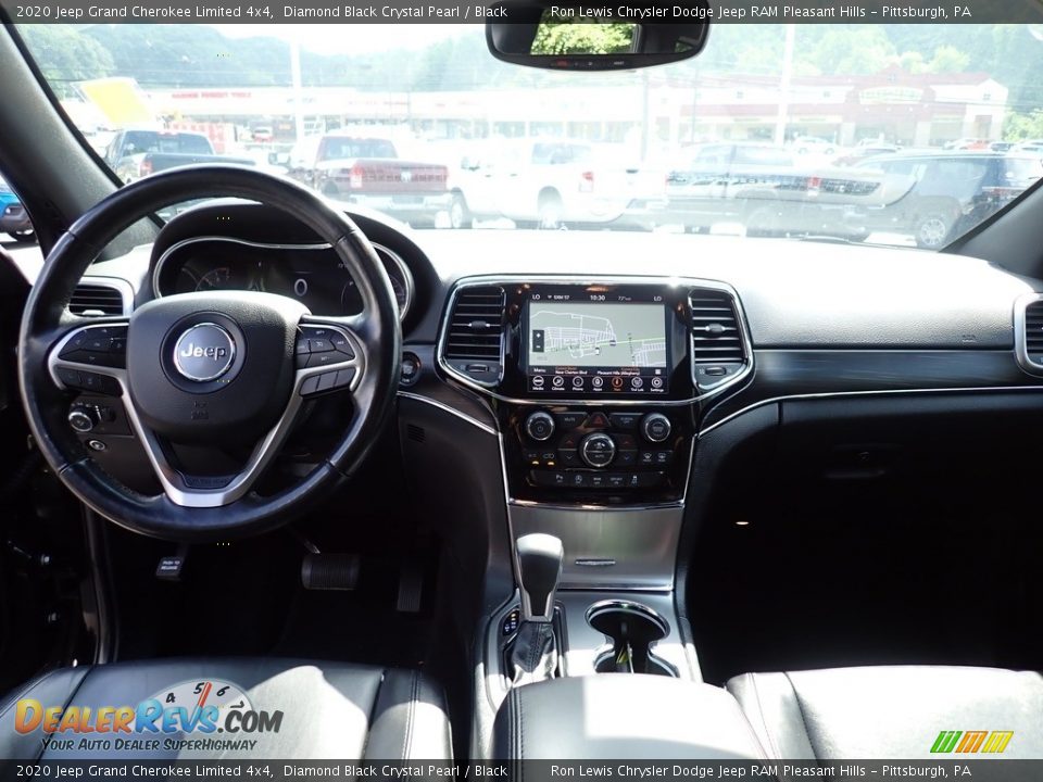 2020 Jeep Grand Cherokee Limited 4x4 Diamond Black Crystal Pearl / Black Photo #13