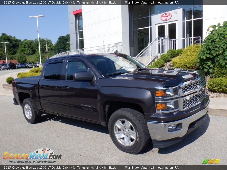 2015 Chevrolet Silverado 1500 LT Double Cab 4x4 Tungsten Metallic / Jet Black Photo #1