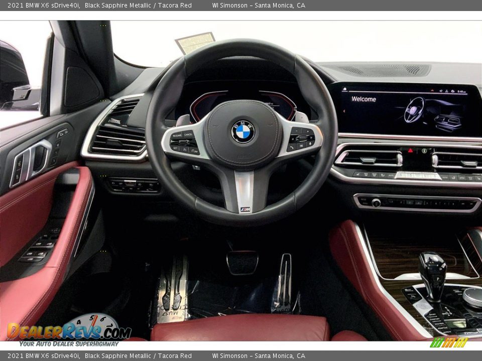 Dashboard of 2021 BMW X6 sDrive40i Photo #4