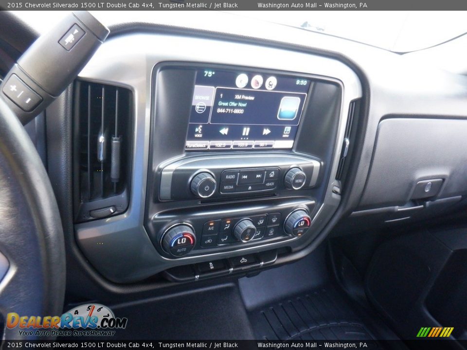 2015 Chevrolet Silverado 1500 LT Double Cab 4x4 Tungsten Metallic / Jet Black Photo #3