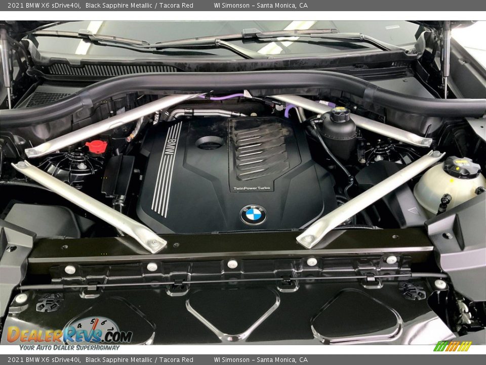 2021 BMW X6 sDrive40i 3.0 Liter M TwinPower Turbocharged DOHC 24-Valve Inline 6 Cylinder Engine Photo #9