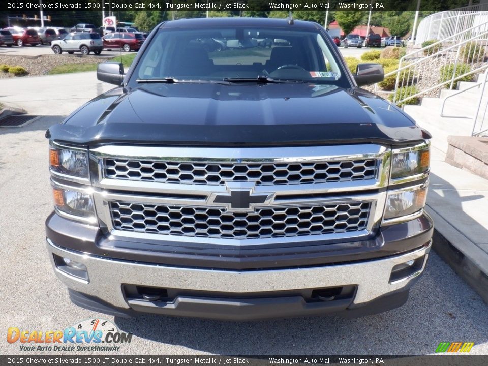 2015 Chevrolet Silverado 1500 LT Double Cab 4x4 Tungsten Metallic / Jet Black Photo #13