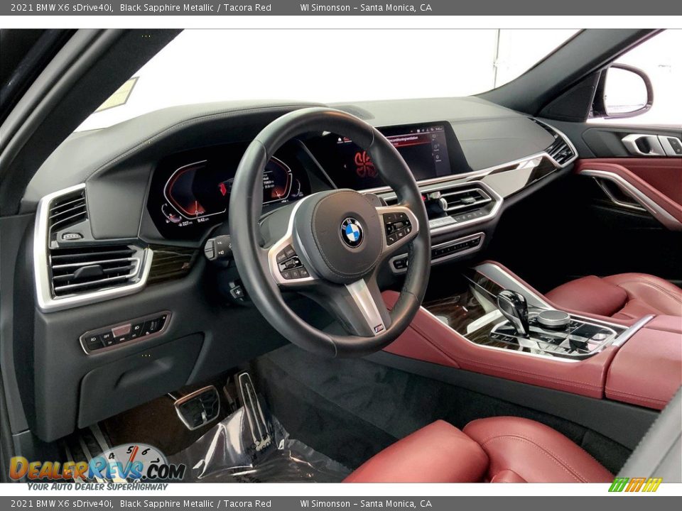 Dashboard of 2021 BMW X6 sDrive40i Photo #14