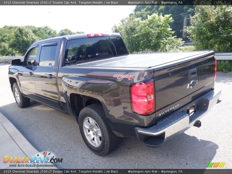 2015 Chevrolet Silverado 1500 LT Double Cab 4x4 Tungsten Metallic / Jet Black Photo #17