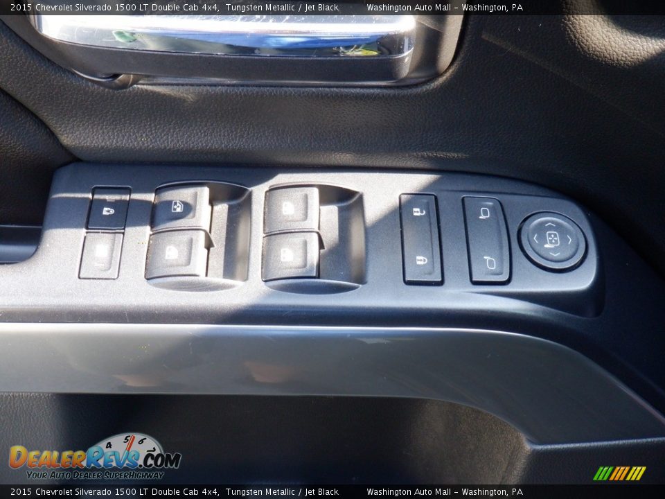 2015 Chevrolet Silverado 1500 LT Double Cab 4x4 Tungsten Metallic / Jet Black Photo #26