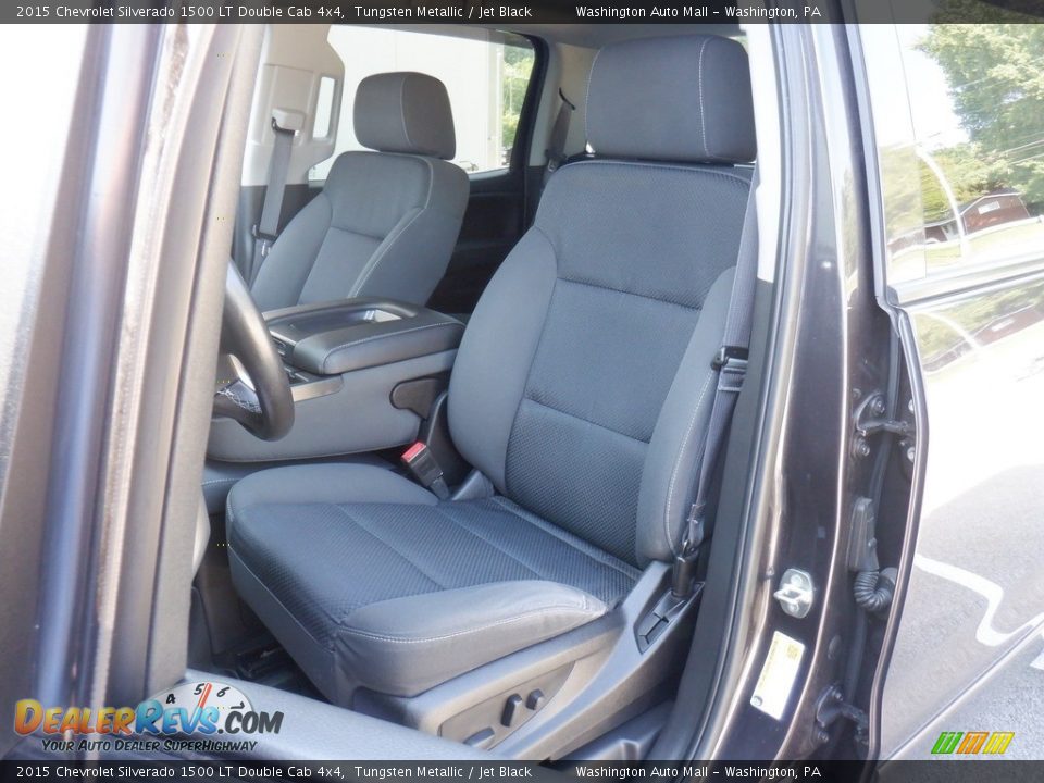 2015 Chevrolet Silverado 1500 LT Double Cab 4x4 Tungsten Metallic / Jet Black Photo #29