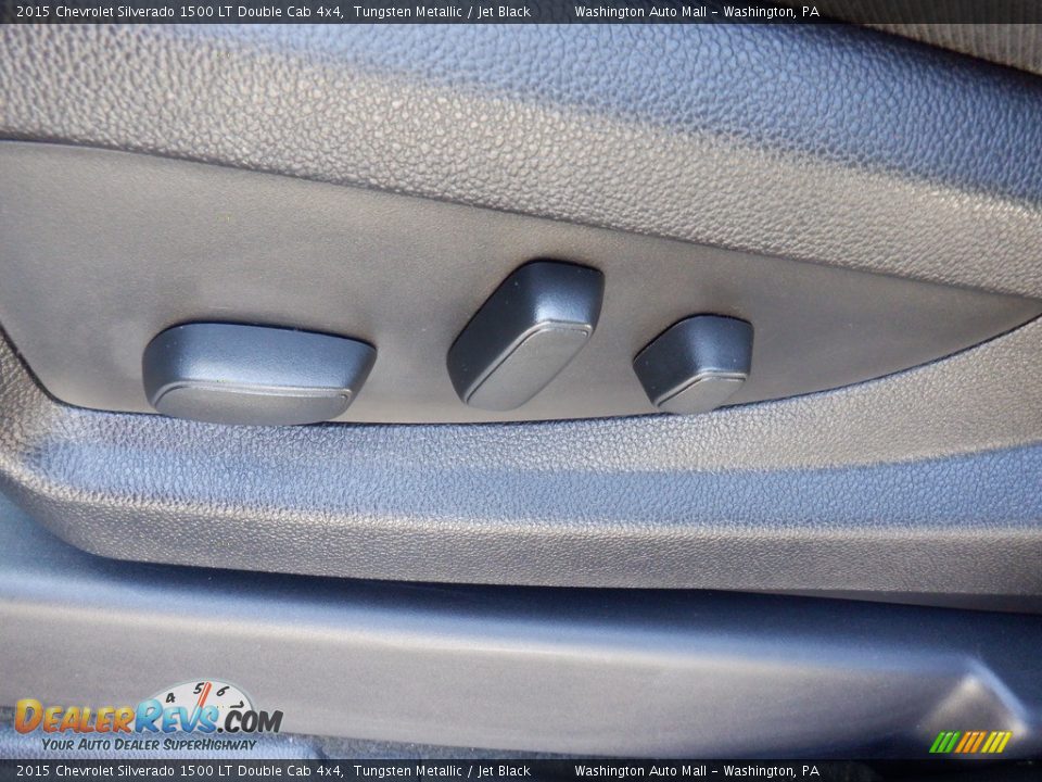 2015 Chevrolet Silverado 1500 LT Double Cab 4x4 Tungsten Metallic / Jet Black Photo #30