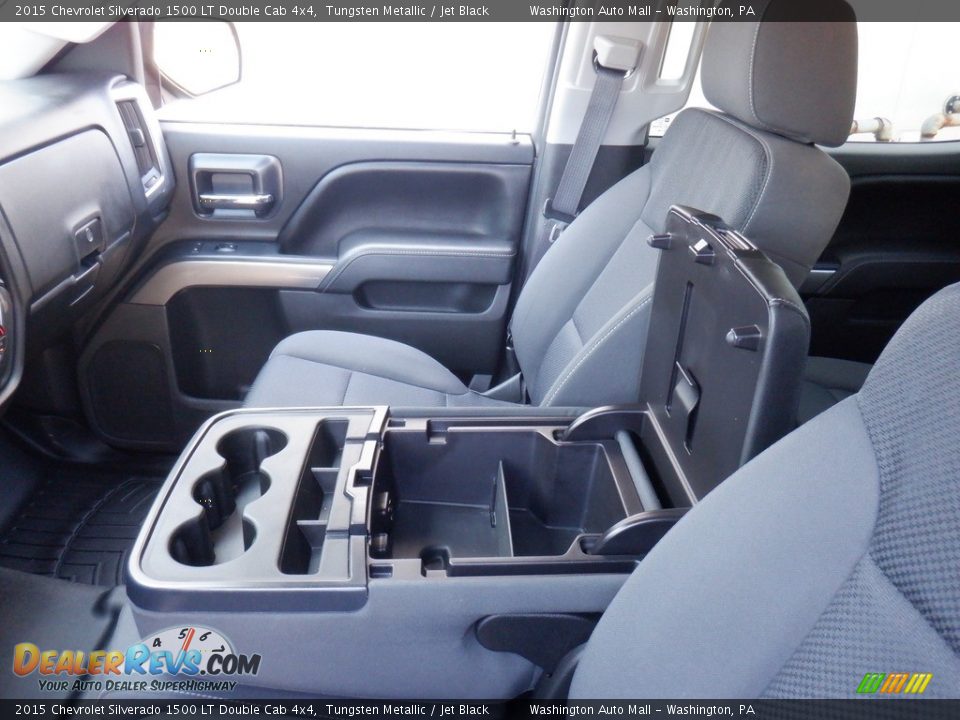 2015 Chevrolet Silverado 1500 LT Double Cab 4x4 Tungsten Metallic / Jet Black Photo #32