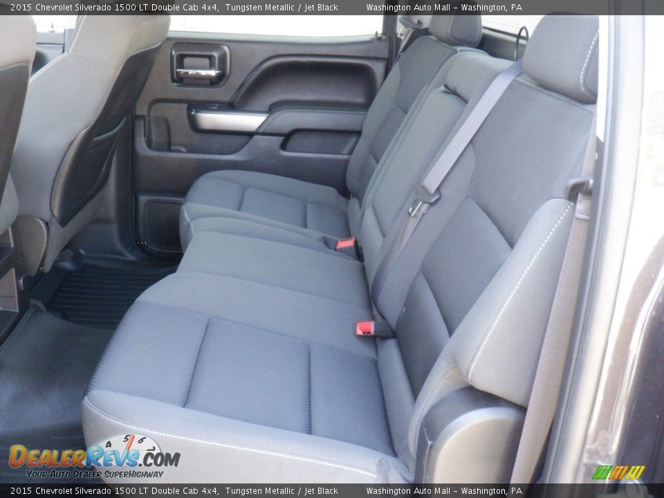 2015 Chevrolet Silverado 1500 LT Double Cab 4x4 Tungsten Metallic / Jet Black Photo #36