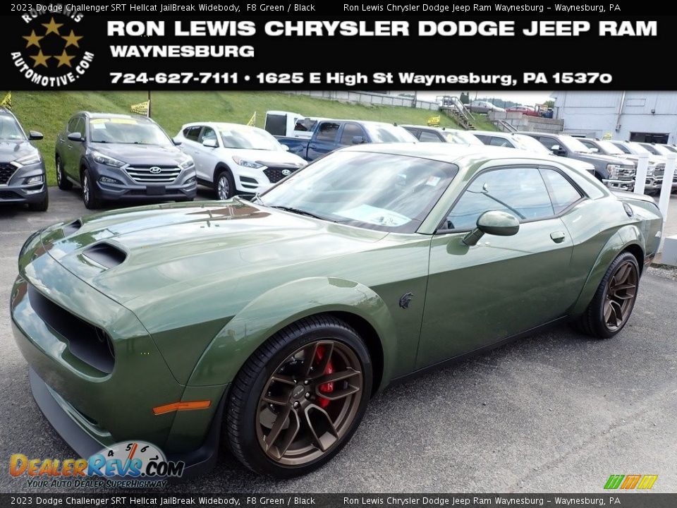 2023 Dodge Challenger SRT Hellcat JailBreak Widebody F8 Green / Black Photo #1