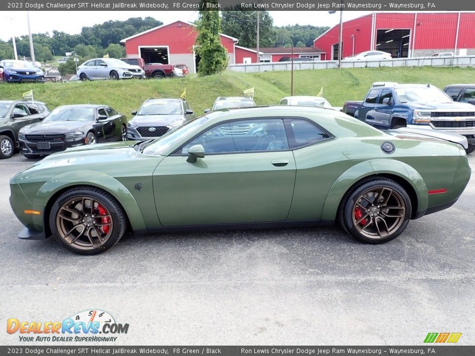 F8 Green 2023 Dodge Challenger SRT Hellcat JailBreak Widebody Photo #2