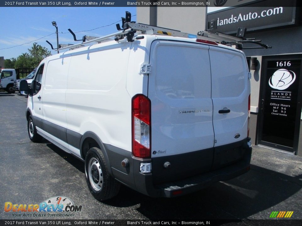 2017 Ford Transit Van 350 LR Long Oxford White / Pewter Photo #3