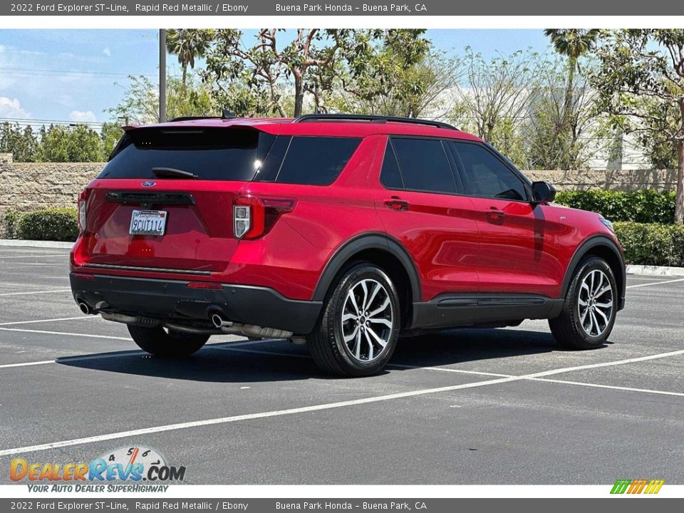 2022 Ford Explorer ST-Line Rapid Red Metallic / Ebony Photo #4