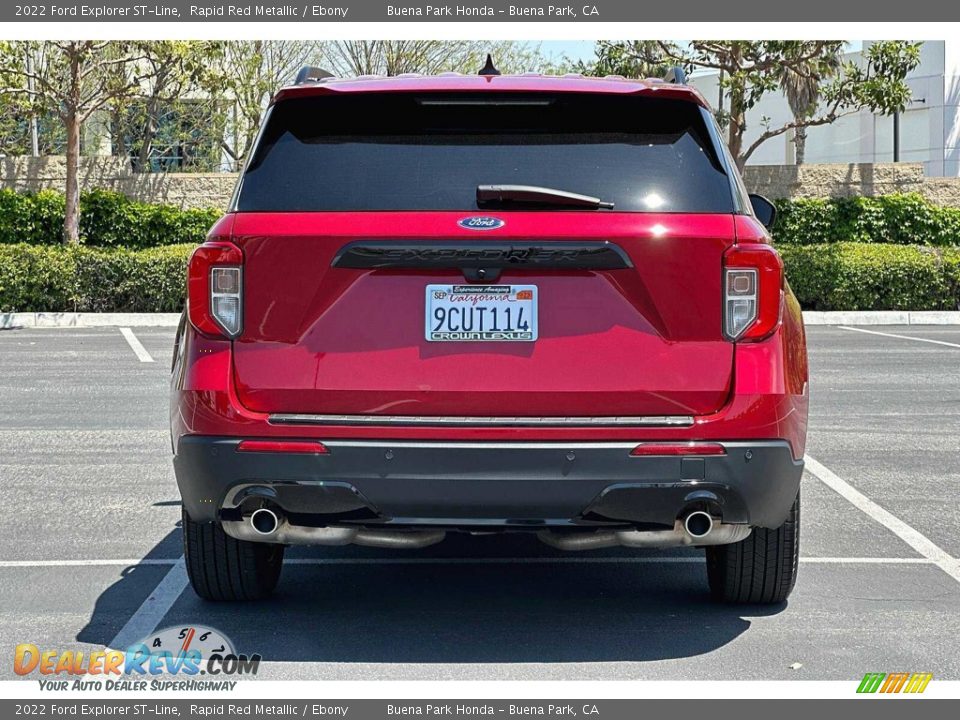 2022 Ford Explorer ST-Line Rapid Red Metallic / Ebony Photo #5