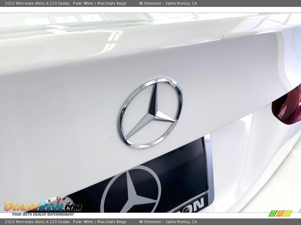 2020 Mercedes-Benz A 220 Sedan Polar White / Macchiato Beige Photo #7