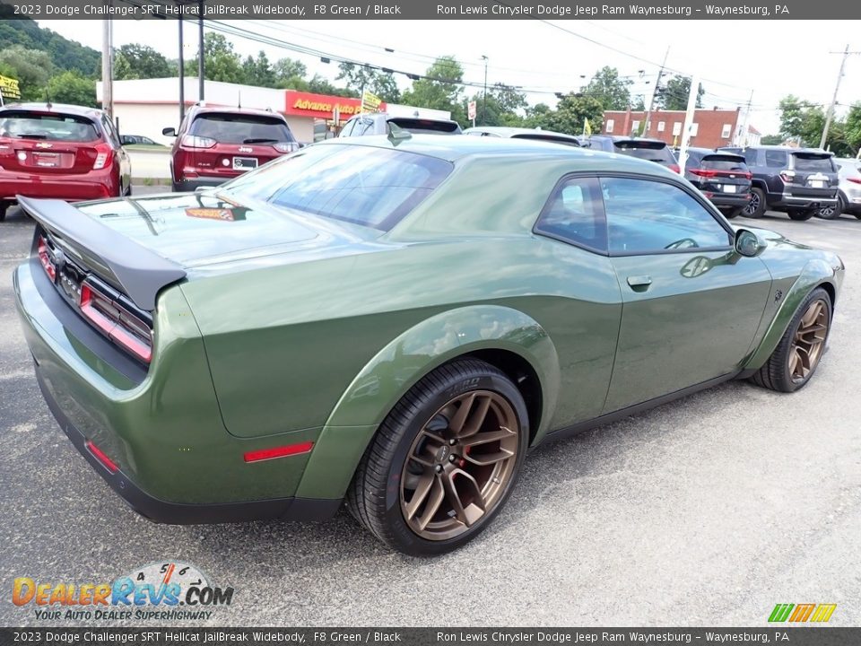 2023 Dodge Challenger SRT Hellcat JailBreak Widebody F8 Green / Black Photo #6