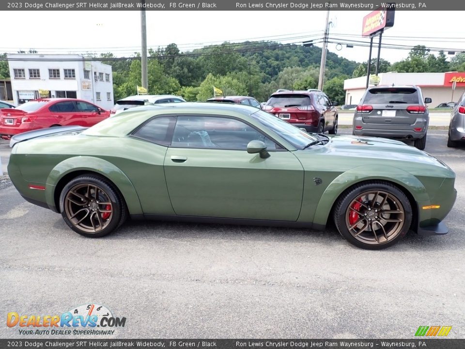 F8 Green 2023 Dodge Challenger SRT Hellcat JailBreak Widebody Photo #7