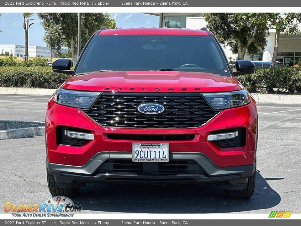 2022 Ford Explorer ST-Line Rapid Red Metallic / Ebony Photo #9