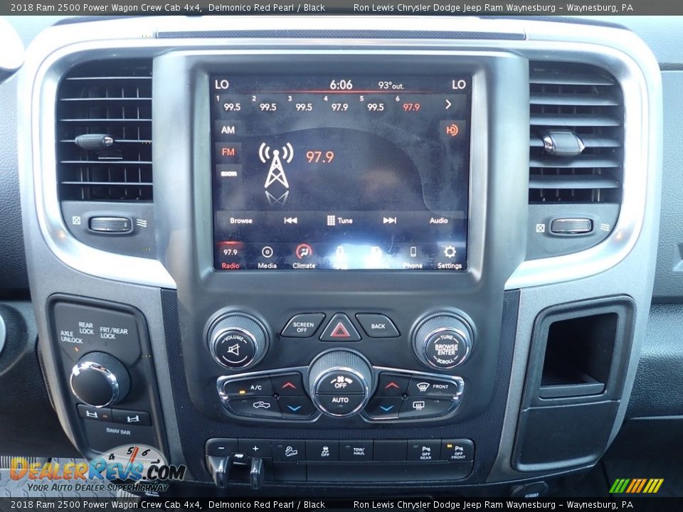 Controls of 2018 Ram 2500 Power Wagon Crew Cab 4x4 Photo #19