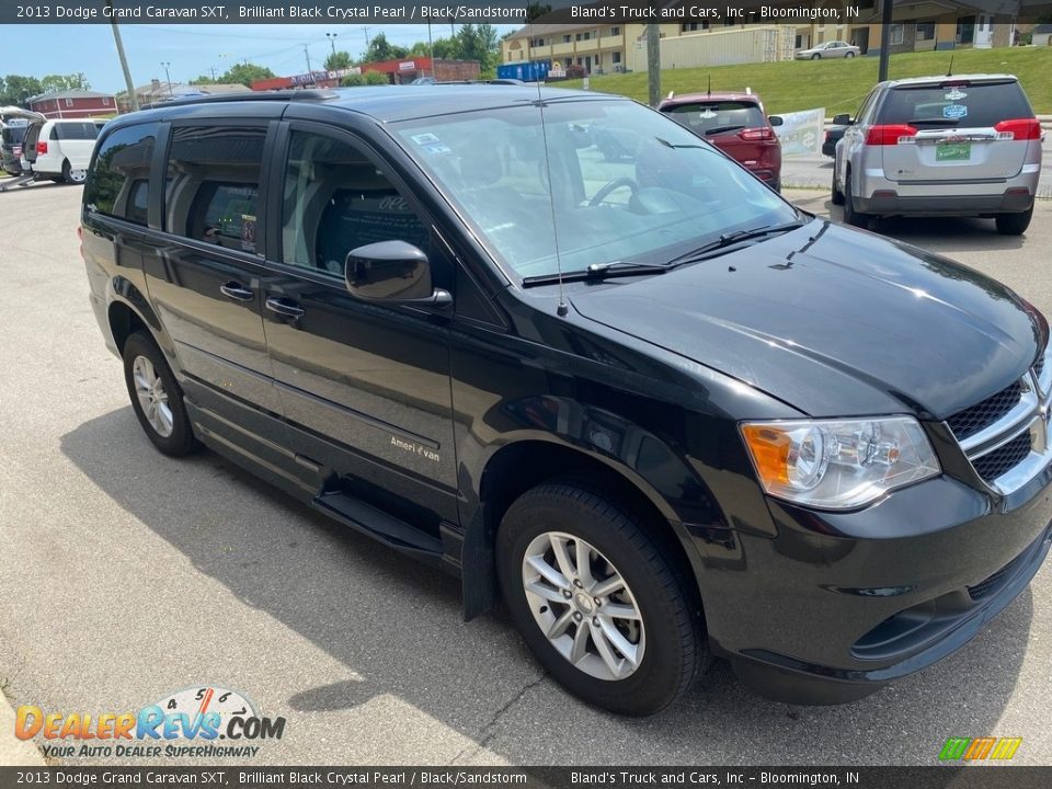 2013 Dodge Grand Caravan SXT Brilliant Black Crystal Pearl / Black/Sandstorm Photo #8