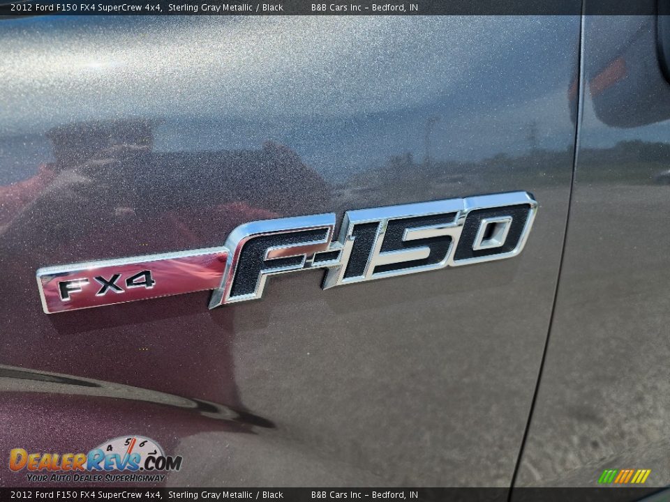 2012 Ford F150 FX4 SuperCrew 4x4 Sterling Gray Metallic / Black Photo #8