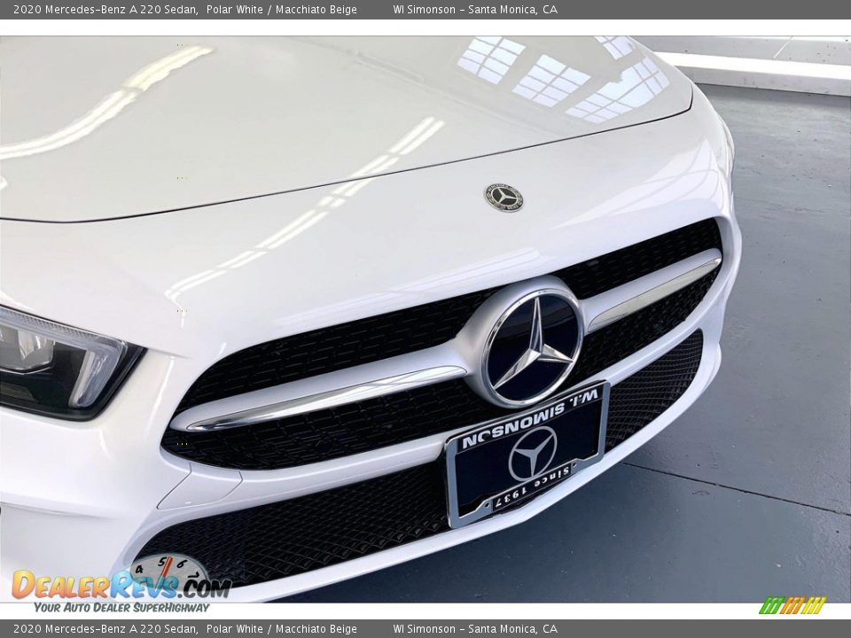 2020 Mercedes-Benz A 220 Sedan Polar White / Macchiato Beige Photo #30