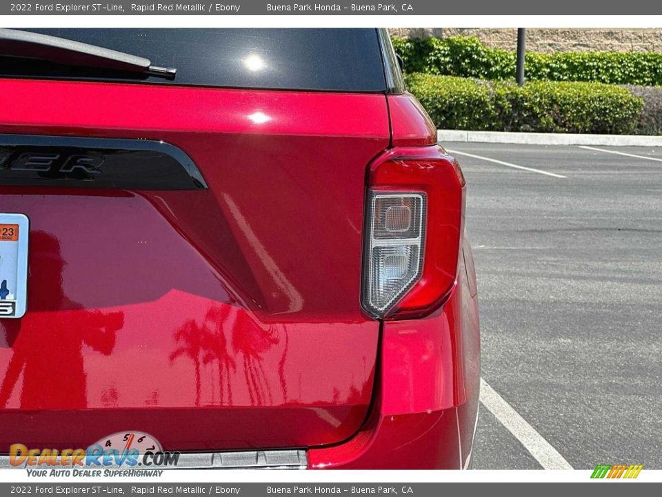 2022 Ford Explorer ST-Line Rapid Red Metallic / Ebony Photo #36