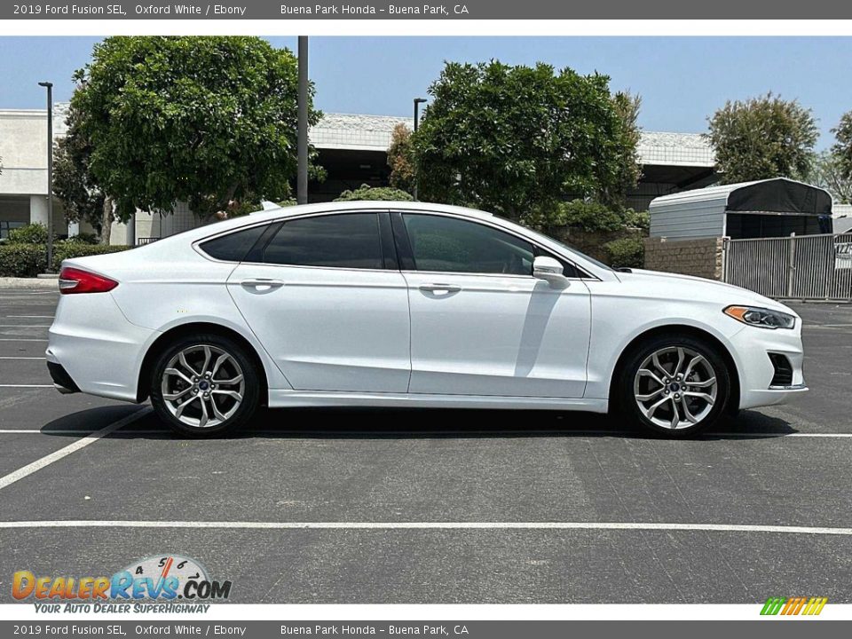 Oxford White 2019 Ford Fusion SEL Photo #3