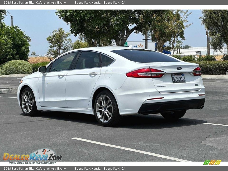 Oxford White 2019 Ford Fusion SEL Photo #6