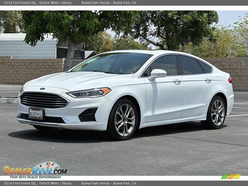 Oxford White 2019 Ford Fusion SEL Photo #8
