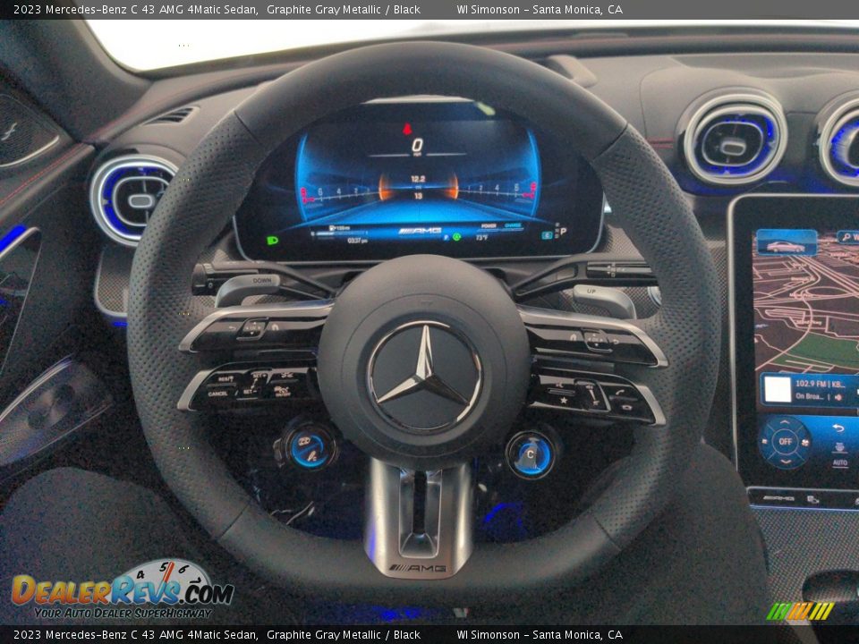 2023 Mercedes-Benz C 43 AMG 4Matic Sedan Steering Wheel Photo #11