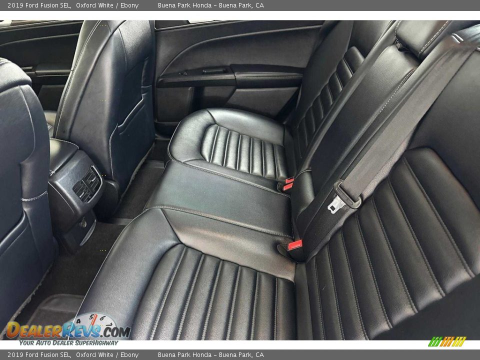Rear Seat of 2019 Ford Fusion SEL Photo #14