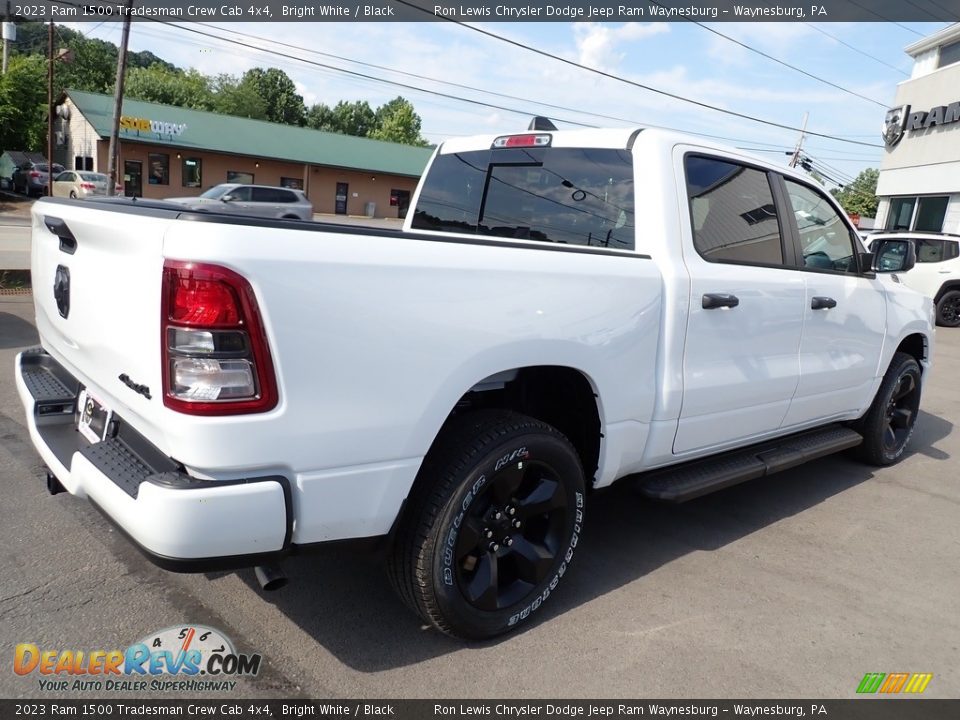 2023 Ram 1500 Tradesman Crew Cab 4x4 Bright White / Black Photo #7