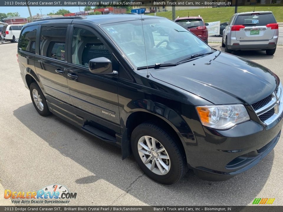 2013 Dodge Grand Caravan SXT Brilliant Black Crystal Pearl / Black/Sandstorm Photo #35