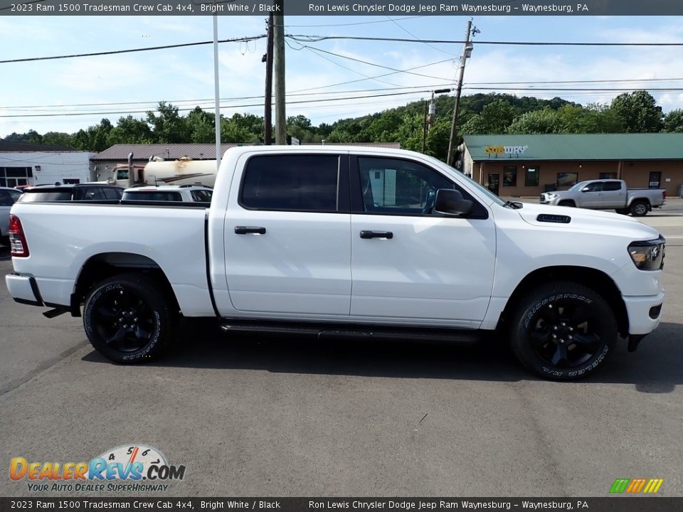 2023 Ram 1500 Tradesman Crew Cab 4x4 Bright White / Black Photo #8