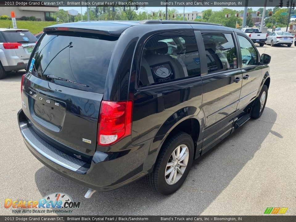 2013 Dodge Grand Caravan SXT Brilliant Black Crystal Pearl / Black/Sandstorm Photo #36