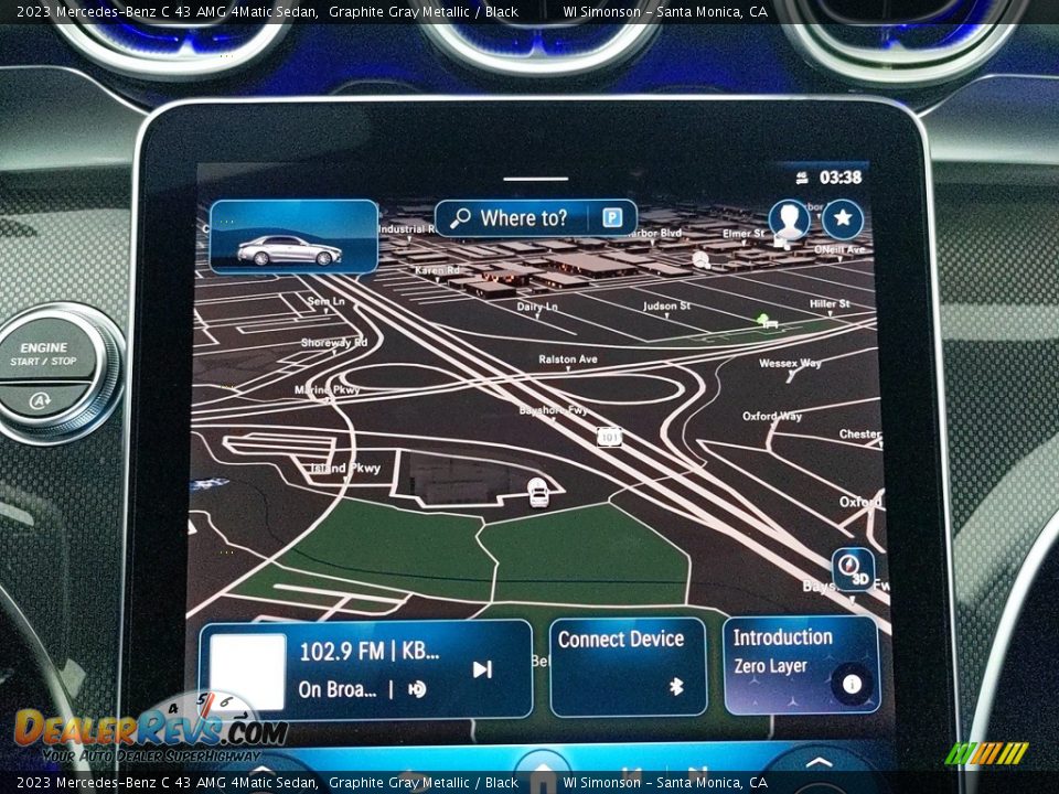 Navigation of 2023 Mercedes-Benz C 43 AMG 4Matic Sedan Photo #14