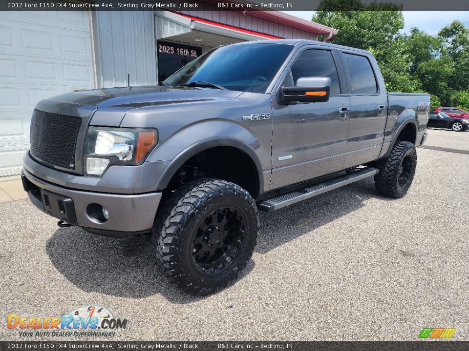 2012 Ford F150 FX4 SuperCrew 4x4 Sterling Gray Metallic / Black Photo #33