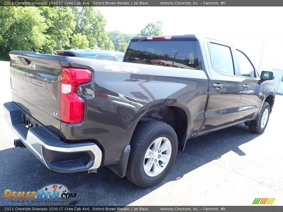 2021 Chevrolet Silverado 1500 LT Crew Cab 4x4 Oxford Brown Metallic / Jet Black Photo #2