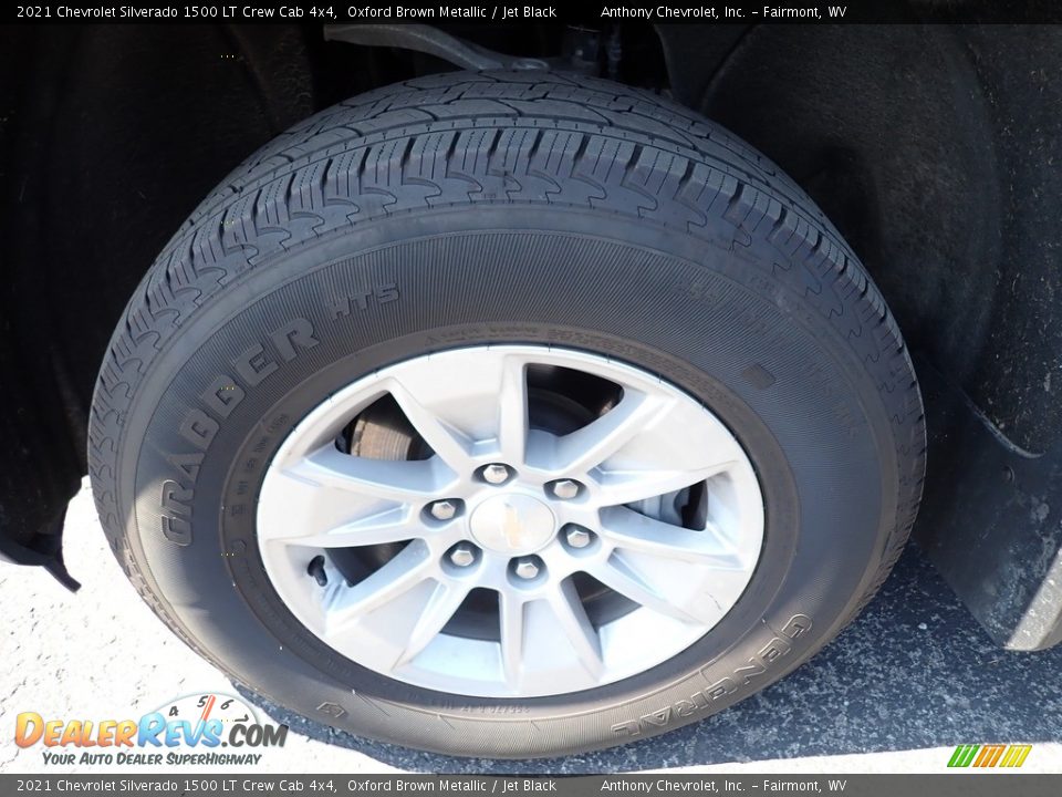 2021 Chevrolet Silverado 1500 LT Crew Cab 4x4 Oxford Brown Metallic / Jet Black Photo #5
