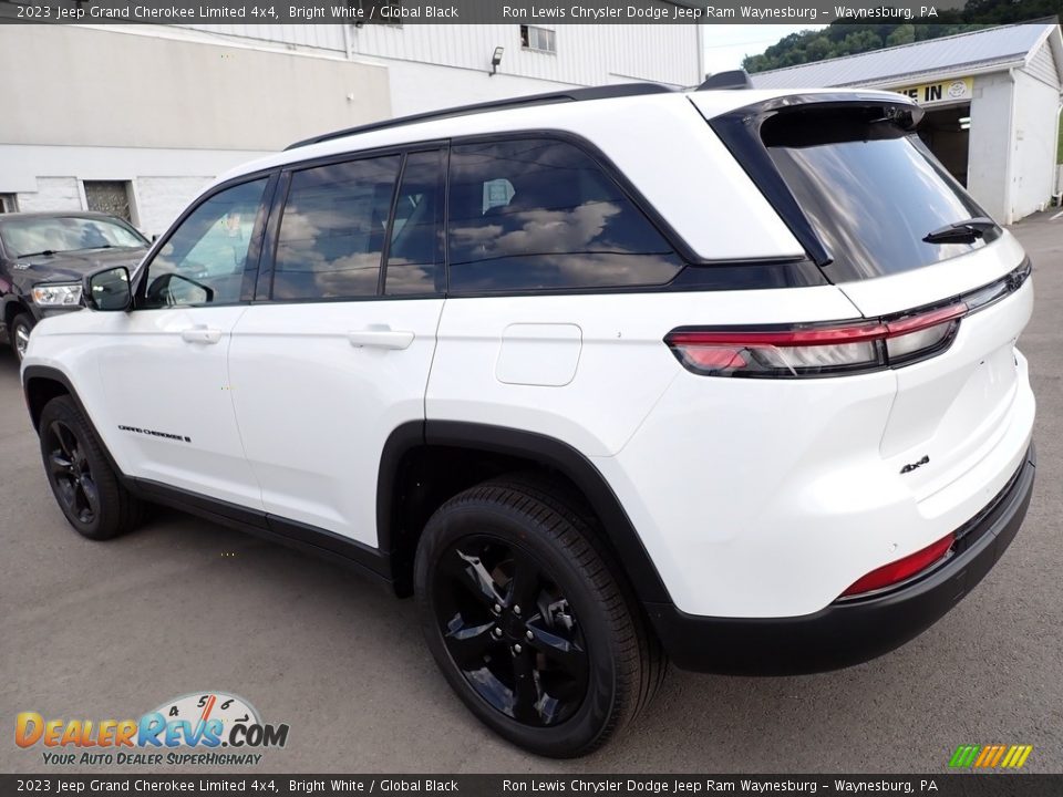 2023 Jeep Grand Cherokee Limited 4x4 Bright White / Global Black Photo #3