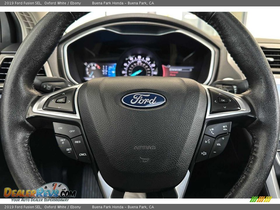 2019 Ford Fusion SEL Steering Wheel Photo #27