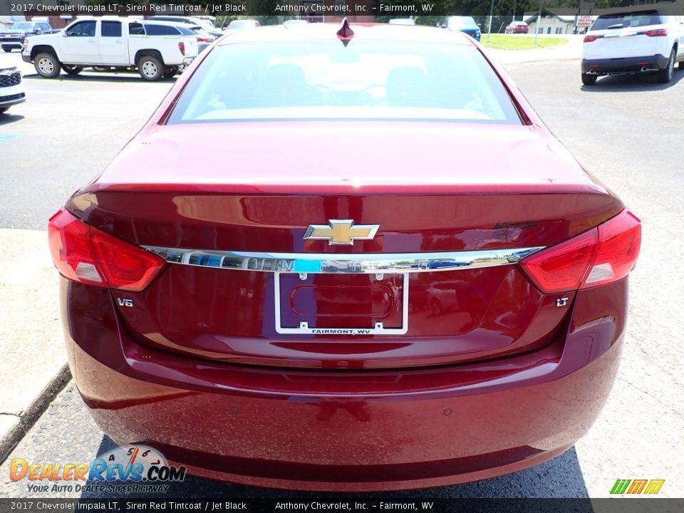 2017 Chevrolet Impala LT Siren Red Tintcoat / Jet Black Photo #3