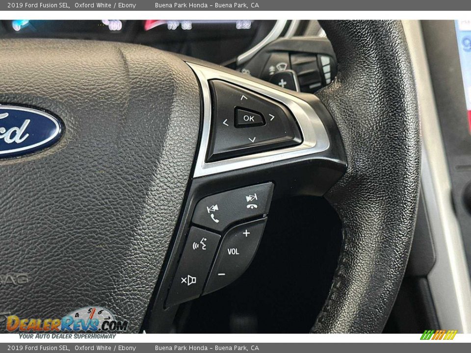 2019 Ford Fusion SEL Steering Wheel Photo #29