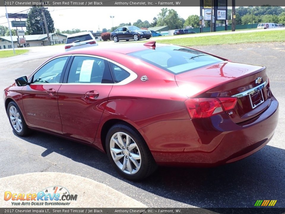 2017 Chevrolet Impala LT Siren Red Tintcoat / Jet Black Photo #5