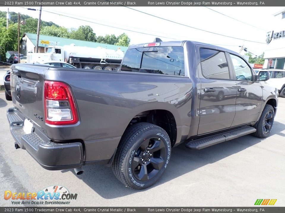 2023 Ram 1500 Tradesman Crew Cab 4x4 Granite Crystal Metallic / Black Photo #7