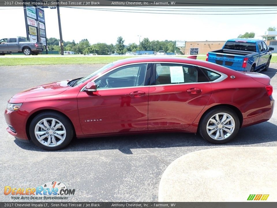 2017 Chevrolet Impala LT Siren Red Tintcoat / Jet Black Photo #6