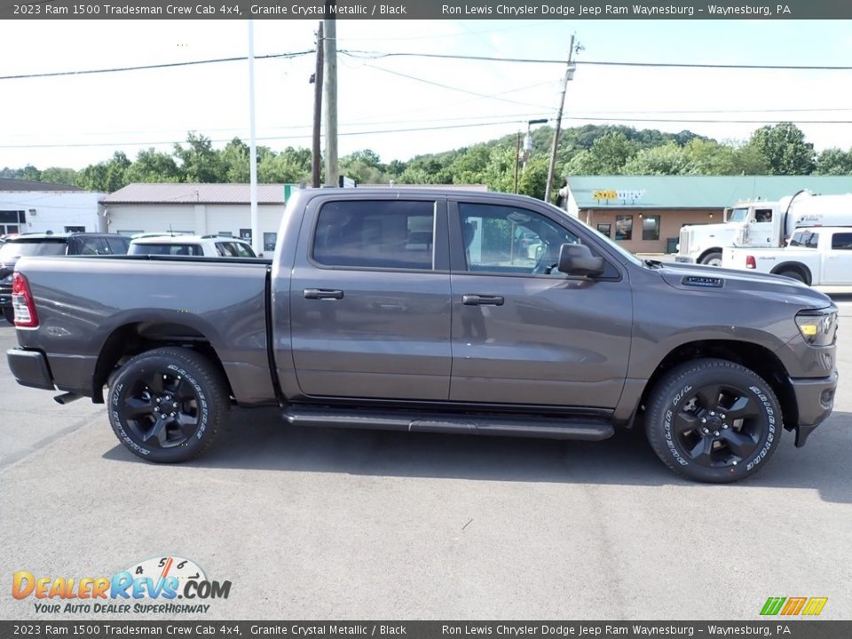 2023 Ram 1500 Tradesman Crew Cab 4x4 Granite Crystal Metallic / Black Photo #8