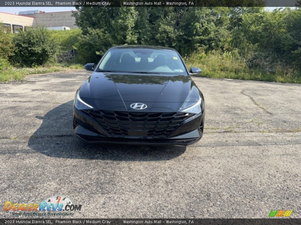 2023 Hyundai Elantra SEL Phantom Black / Medium Gray Photo #2