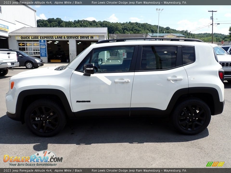 2023 Jeep Renegade Altitude 4x4 Alpine White / Black Photo #2